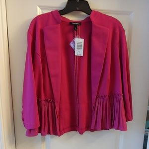 NWT Gorgeous Torrid Ponte Georgette Peplum Jacket